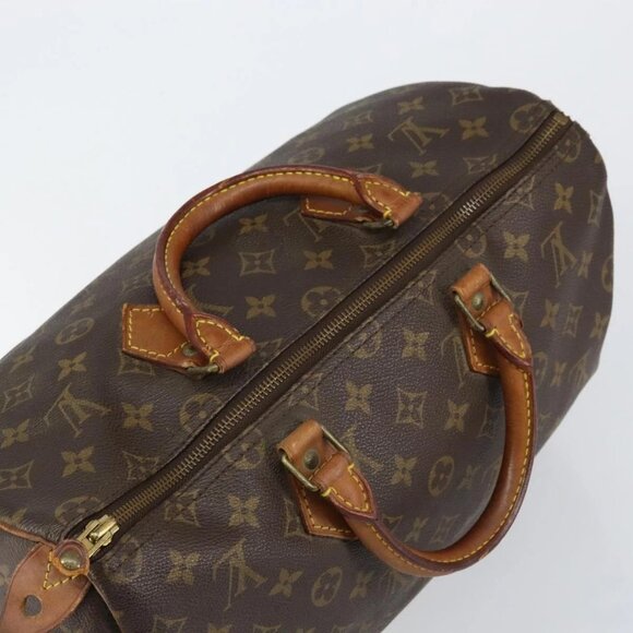 LOUIS VUITTON Monogram Speedy 35 Hand Bag - Picture 6 of 16